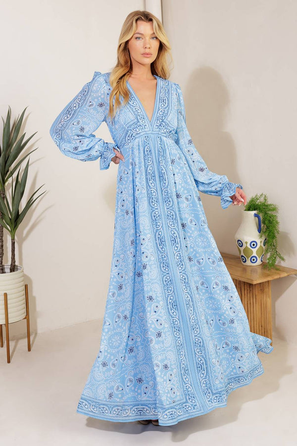 ripples-of-time-woven-maxi-dress Flying Tomato-Sophia's StyleDRESSES-1